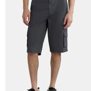 George Men's Charcoal Cargo Shorts